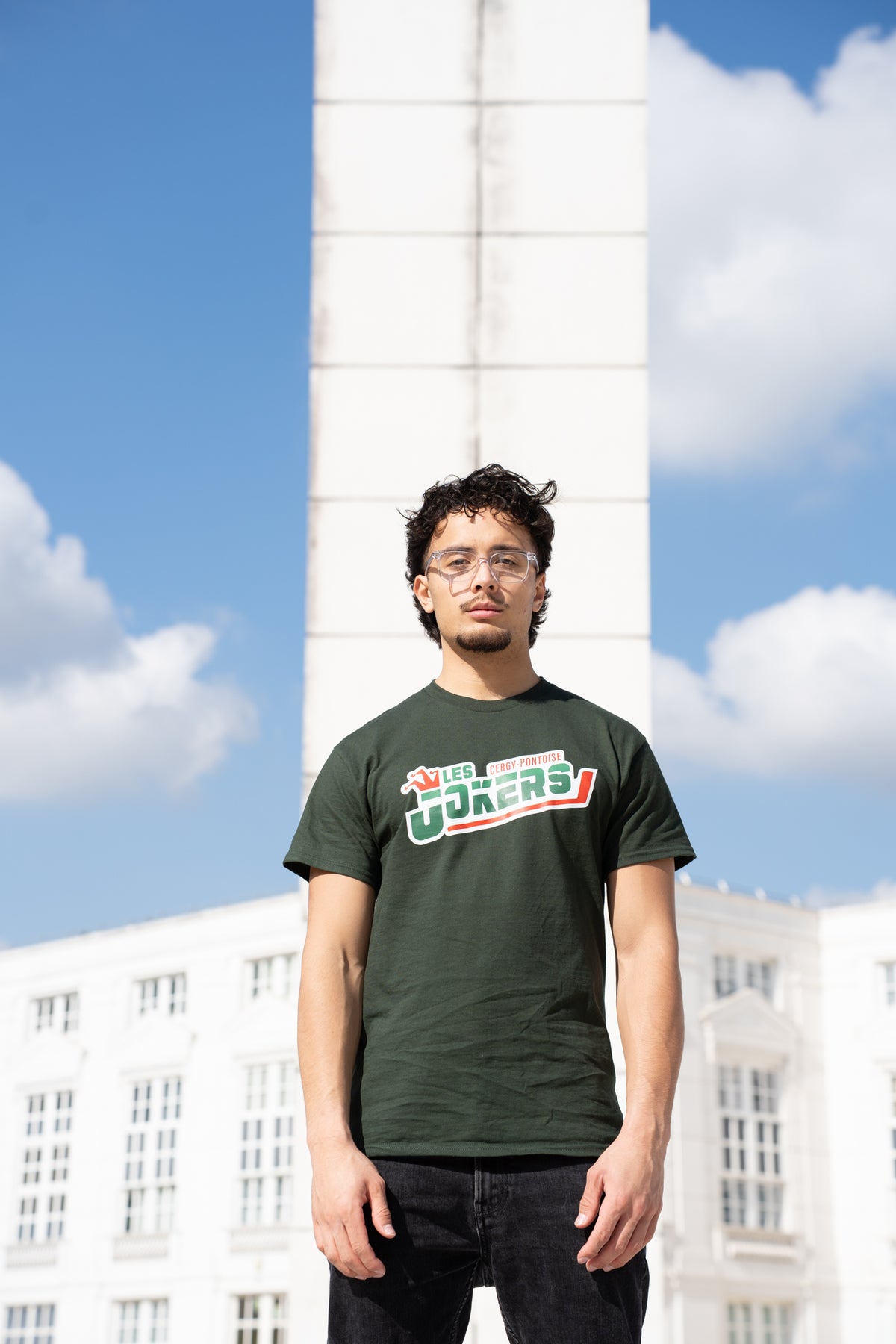 T-shirt vert "Les Jokers"