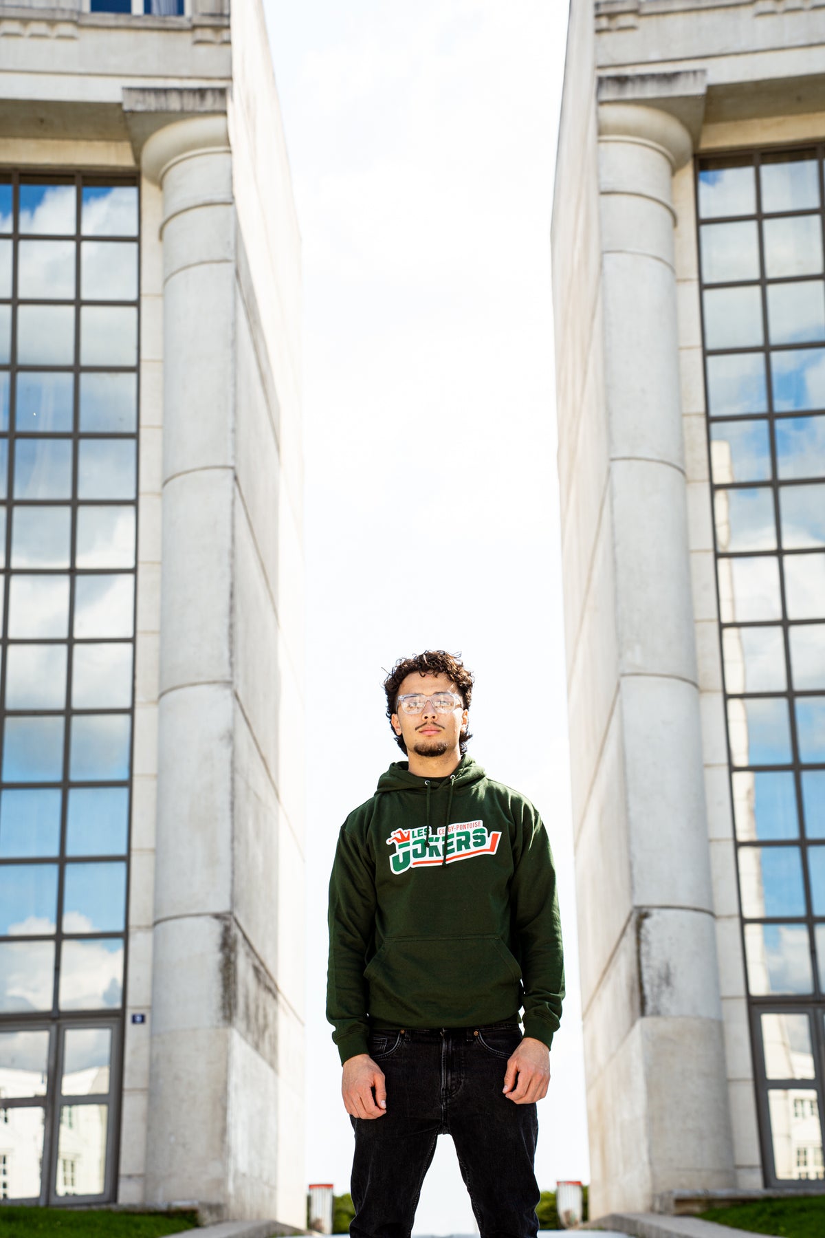 Hoodie vert "les Jokers"