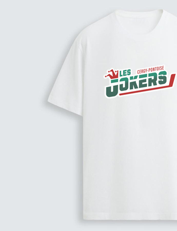 Tee-shirt Blanc "Les Jokers"