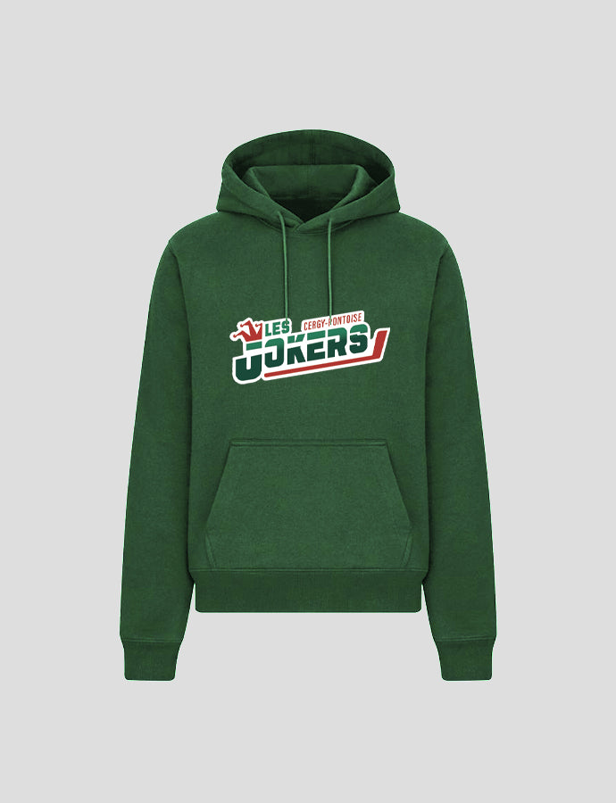 Hoodie vert "les Jokers"