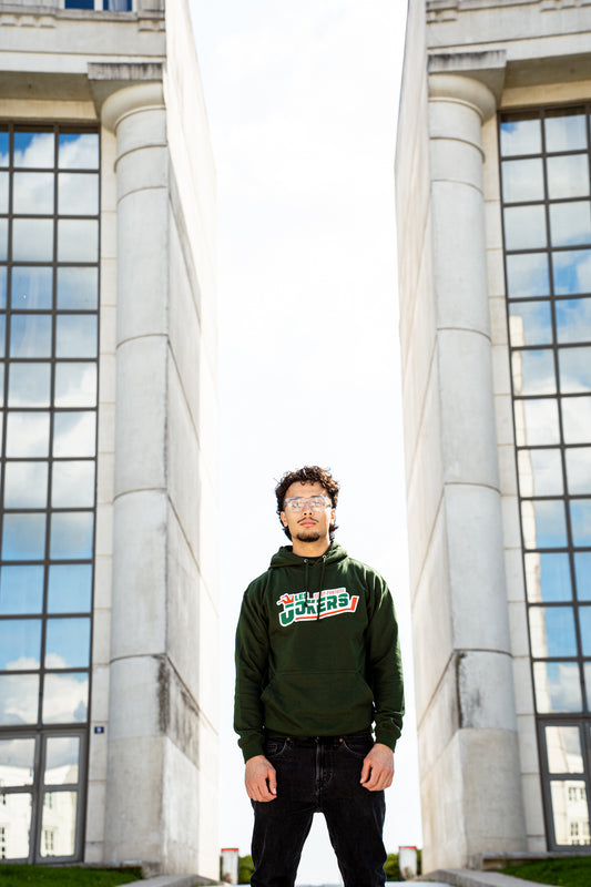 Hoodie vert "les Jokers"