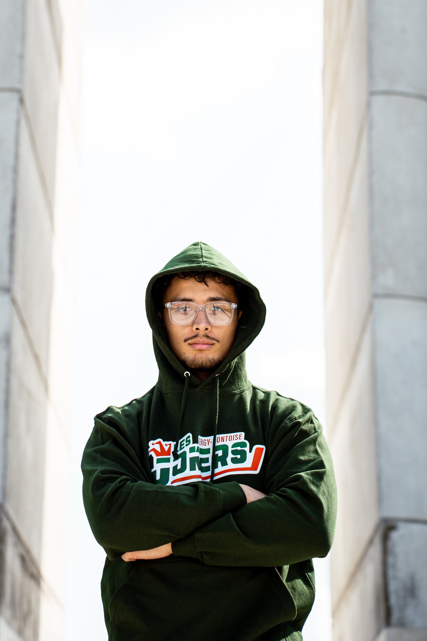 Hoodie vert "les Jokers"