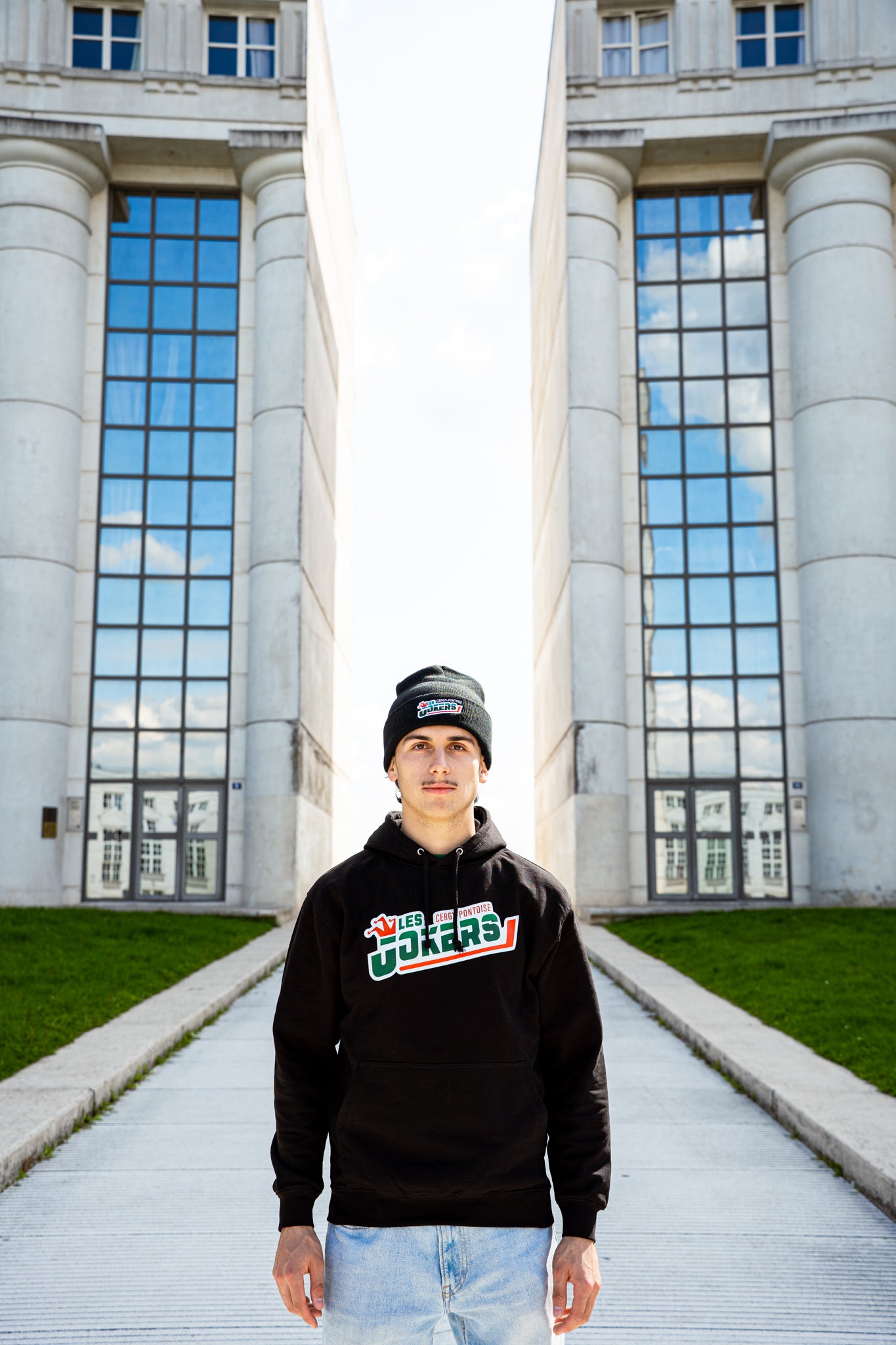 Hoodie noir "les Jokers"