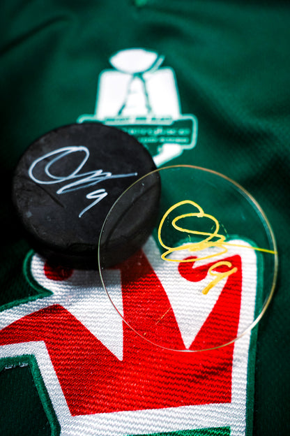 Plexignature & palet du MVP #9 vs Briançon - 02/12/26