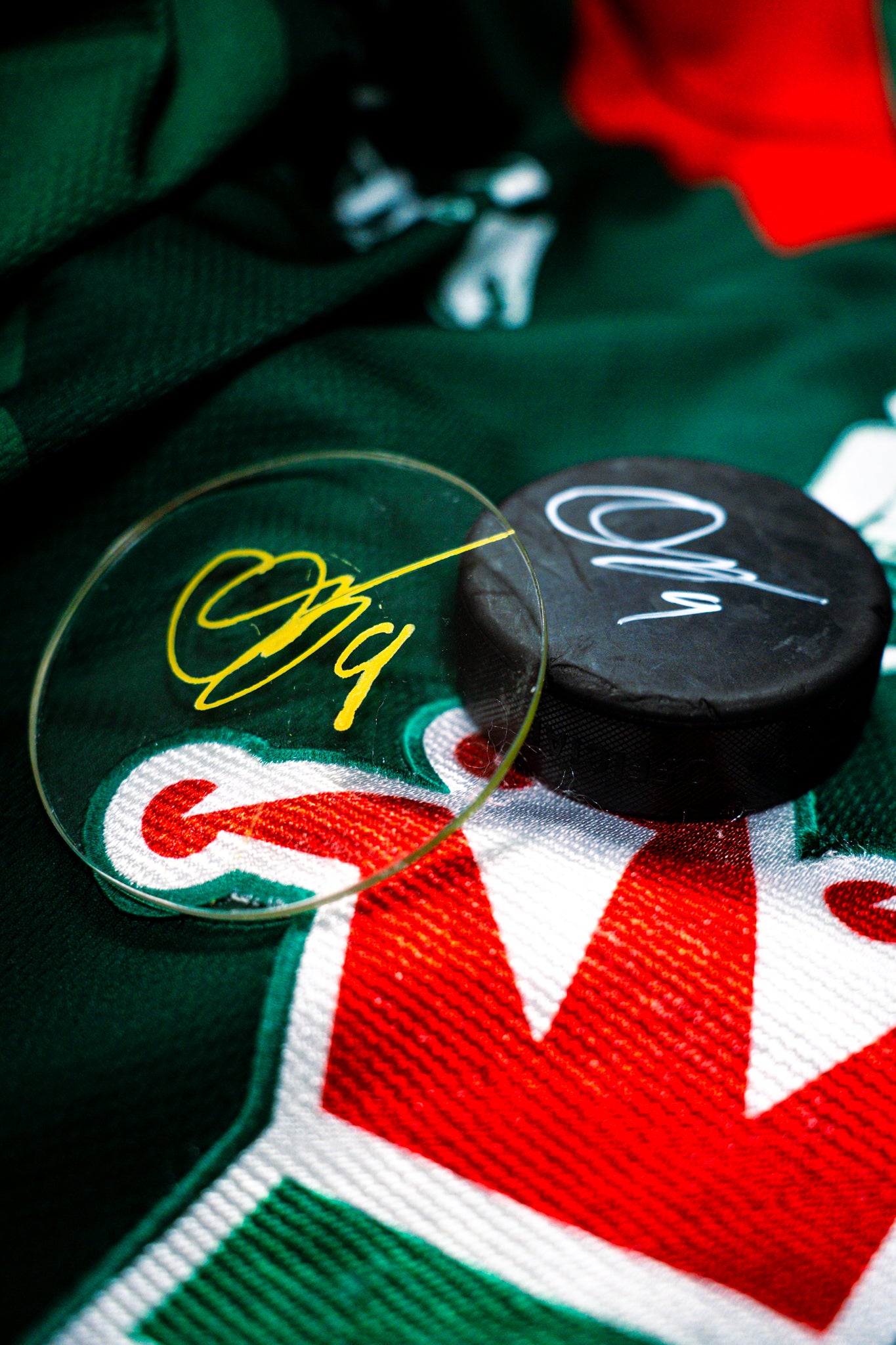 Plexignature & palet du MVP #9 vs Briançon - 02/12/26