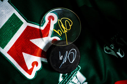 Plexignature & palet du MVP #9 vs Briançon - 02/12/26