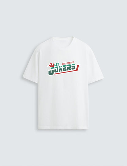 T-shirt blanc "Les Jokers"